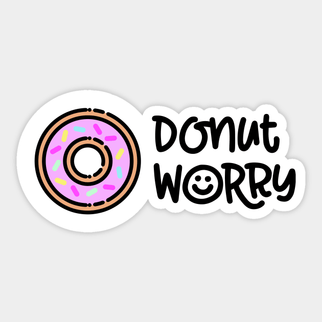Donut Worry Sticker by Pulpixel